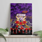 Storm ANZAC Day Canvas Wall Art Australian Army - Lest We Forget