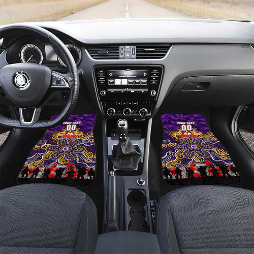 Storm ANZAC Day Car Mats Australian Army - Lest We Forget