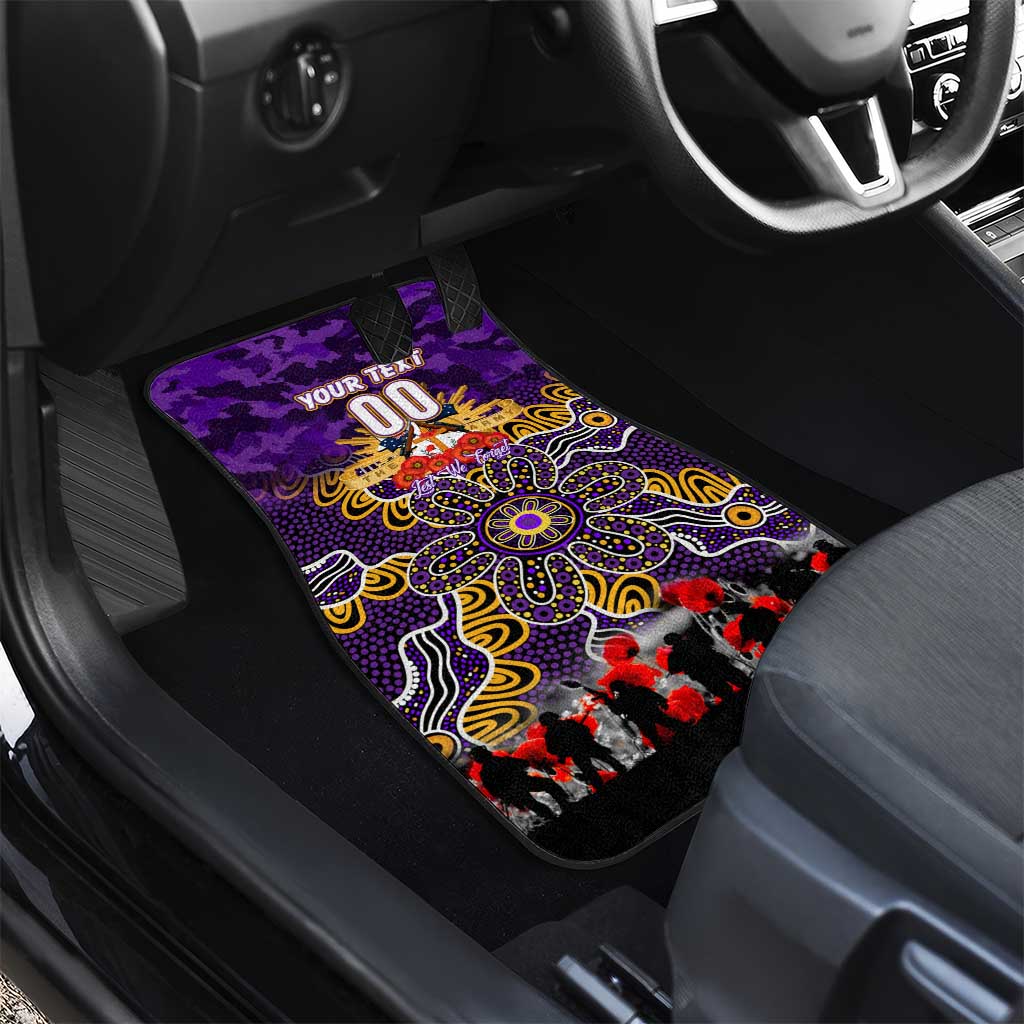 Storm ANZAC Day Car Mats Australian Army - Lest We Forget