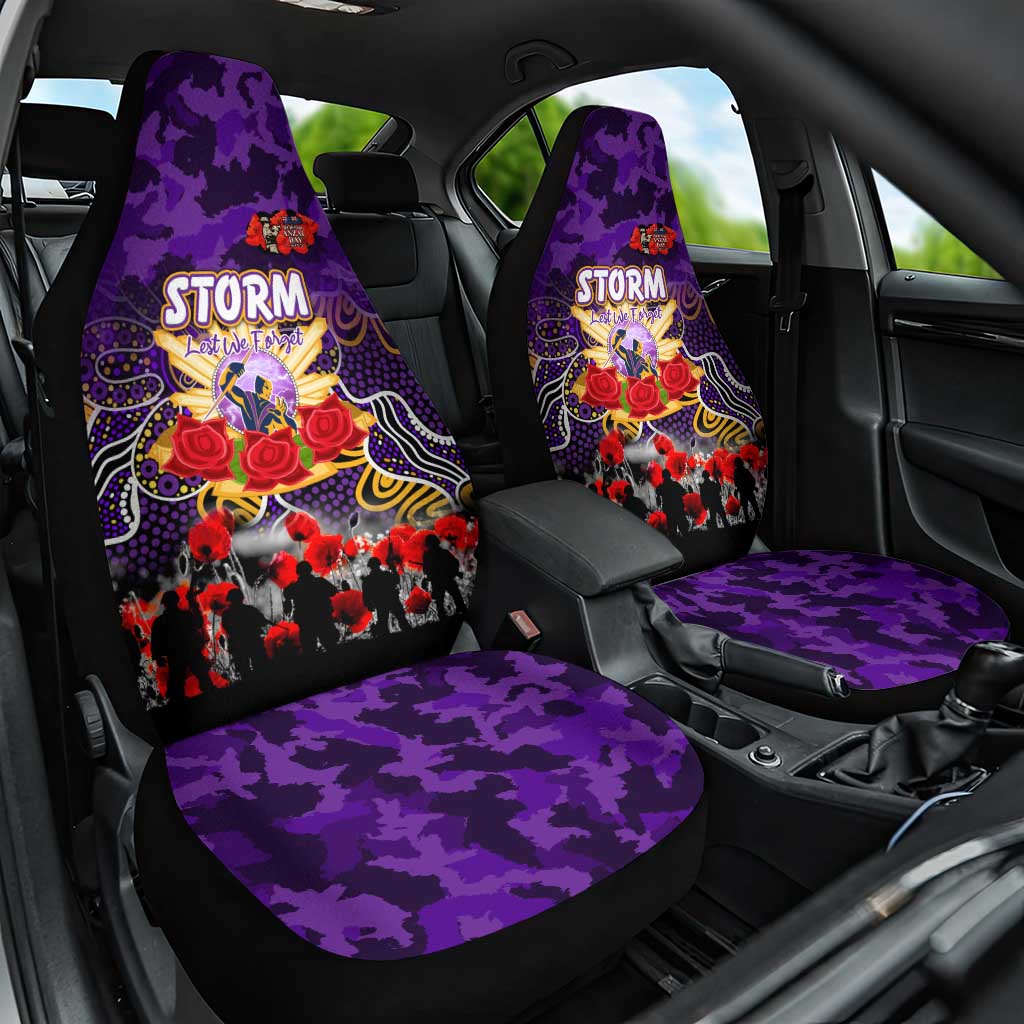 Storm ANZAC Day Car Seat Cover Australian Army - Lest We Forget