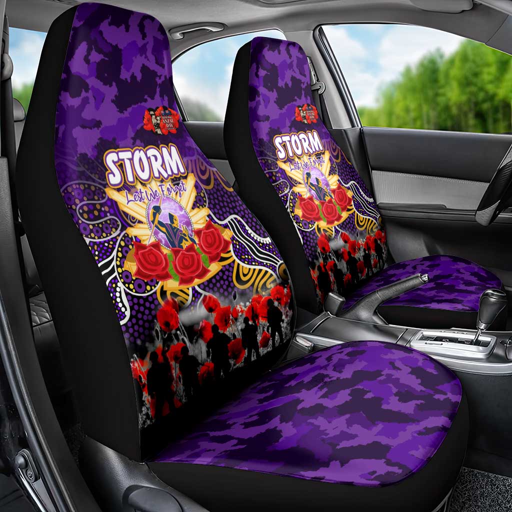 Storm ANZAC Day Car Seat Cover Australian Army - Lest We Forget