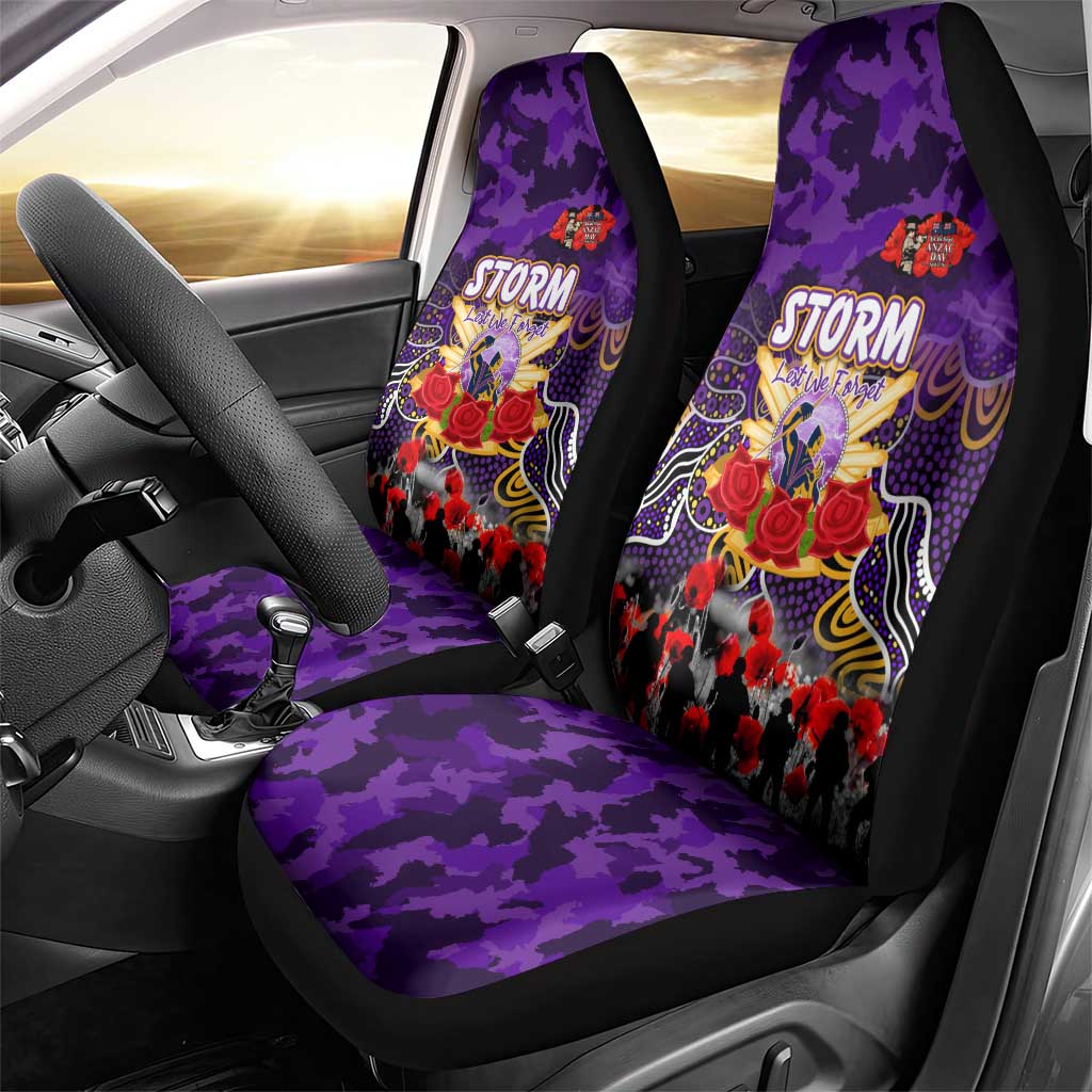 Storm ANZAC Day Car Seat Cover Australian Army - Lest We Forget