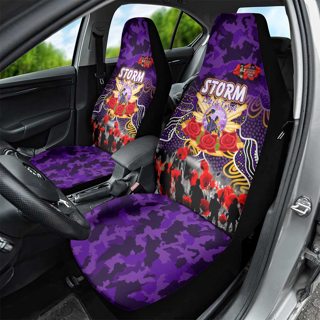 Storm ANZAC Day Car Seat Cover Australian Army - Lest We Forget