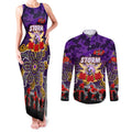 Personalized Storm ANZAC Day Couples Matching Tank Maxi Dress and Long Sleeve Button Shirt Australian Army - Lest We Forget