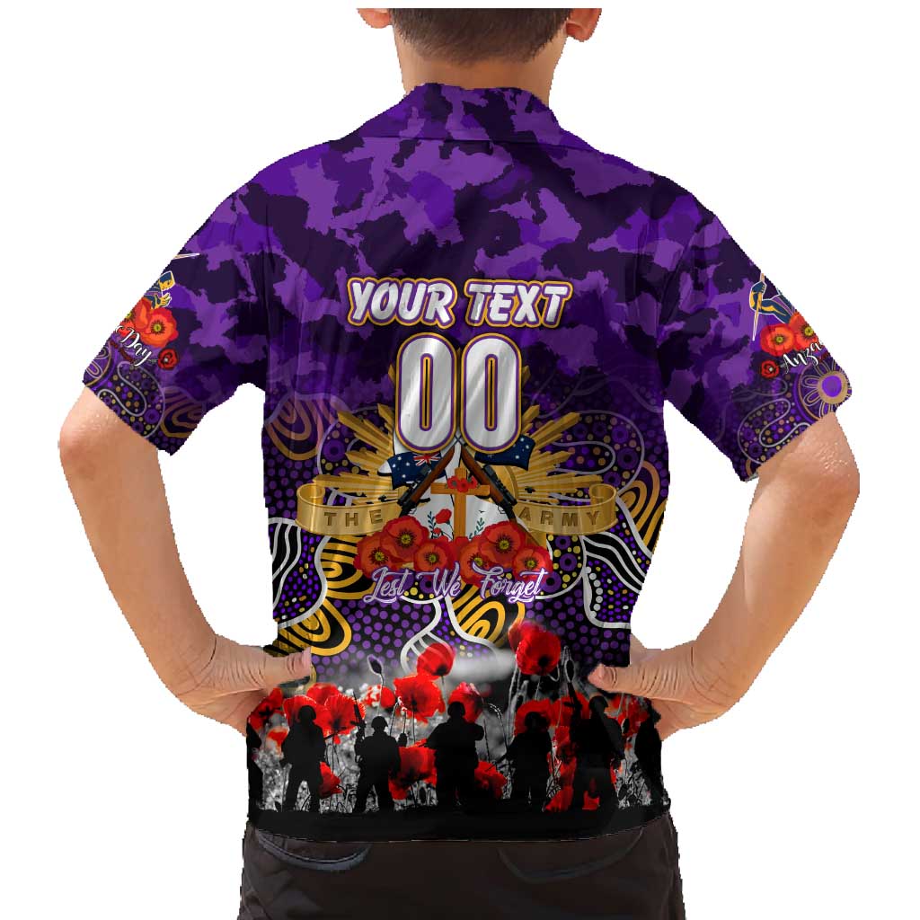 Personalized Storm ANZAC Day Family Matching Mermaid Dress and Hawaiian Shirt Australian Army - Lest We Forget