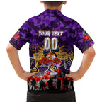 Personalized Storm ANZAC Day Family Matching Mermaid Dress and Hawaiian Shirt Australian Army - Lest We Forget