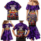 Personalized Storm ANZAC Day Family Matching Mermaid Dress and Hawaiian Shirt Australian Army - Lest We Forget