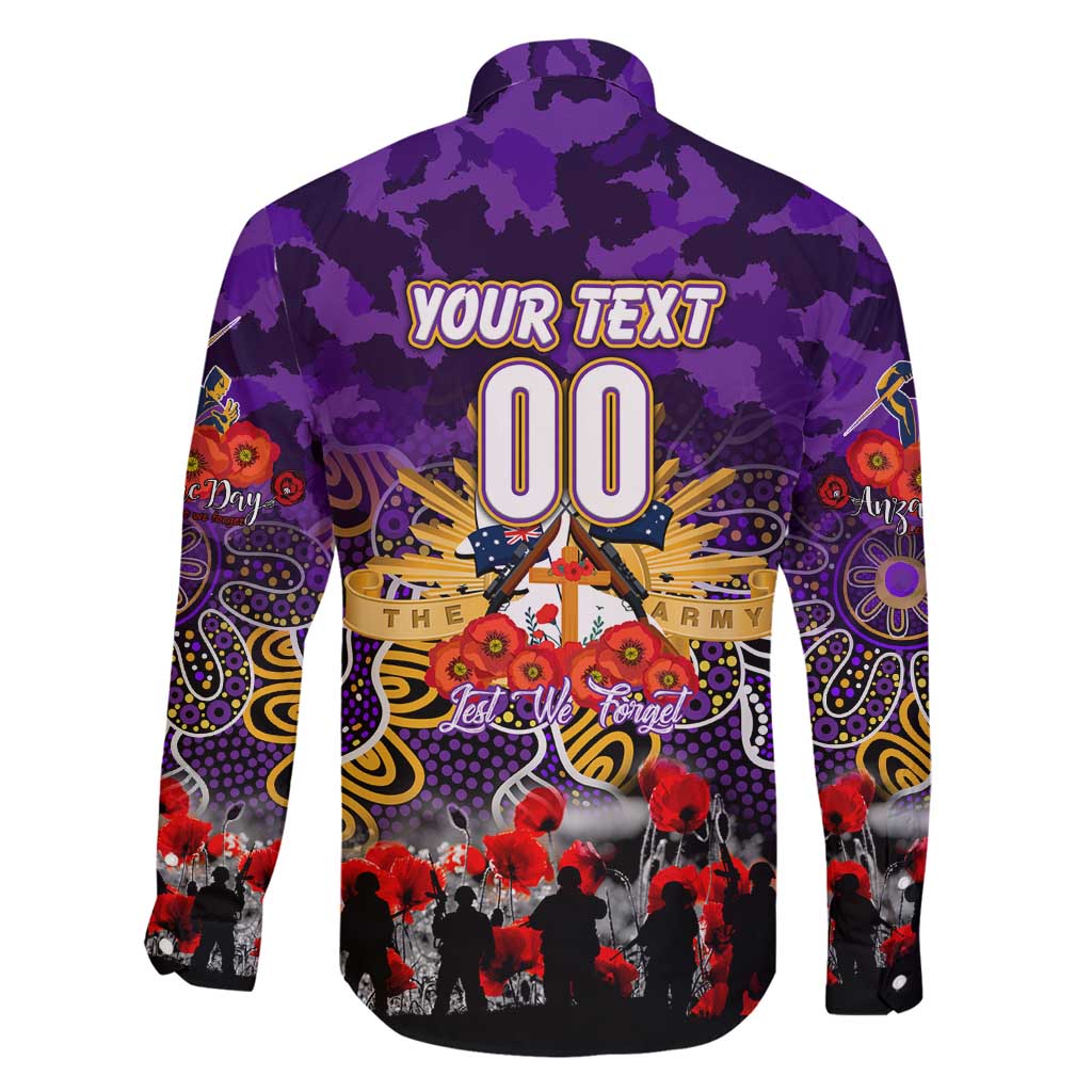 Personalized Storm ANZAC Day Family Matching Off Shoulder Maxi Dress and Hawaiian Shirt Australian Army - Lest We Forget