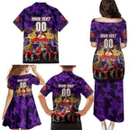 Personalized Storm ANZAC Day Family Matching Puletasi and Hawaiian Shirt Australian Army - Lest We Forget