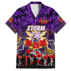 Personalized Storm ANZAC Day Family Matching Short Sleeve Bodycon Dress and Hawaiian Shirt Australian Army - Lest We Forget