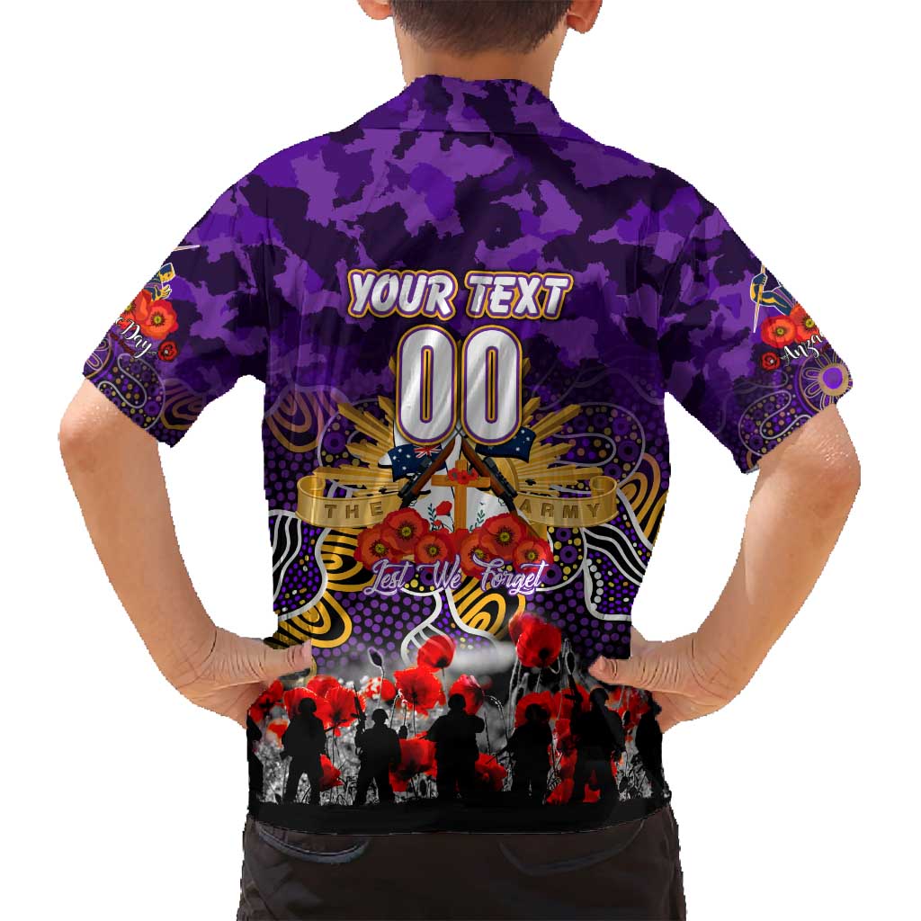 Personalized Storm ANZAC Day Family Matching Summer Maxi Dress and Hawaiian Shirt Australian Army - Lest We Forget