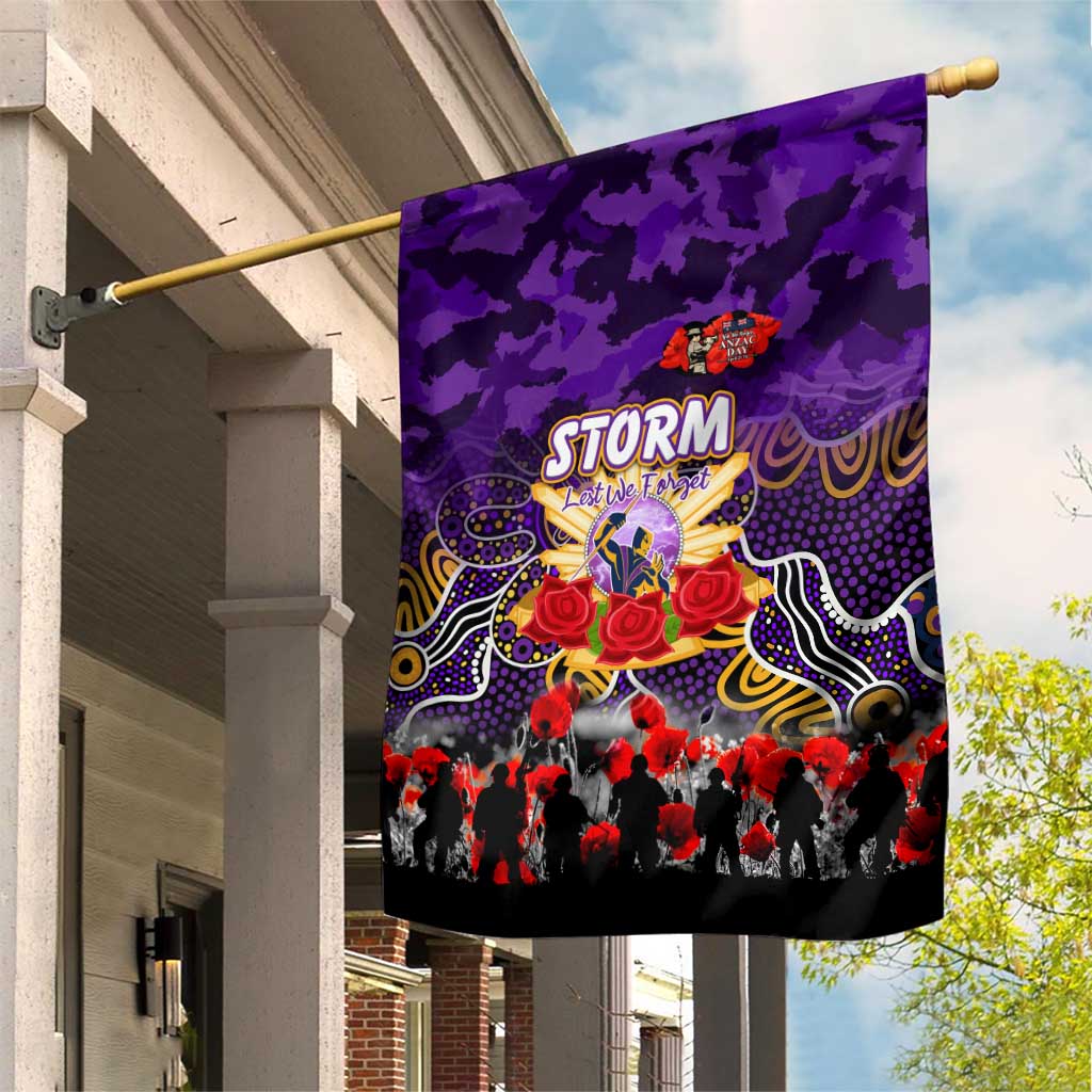 Storm ANZAC Day Garden Flag Australian Army - Lest We Forget