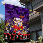 Storm ANZAC Day Garden Flag Australian Army - Lest We Forget