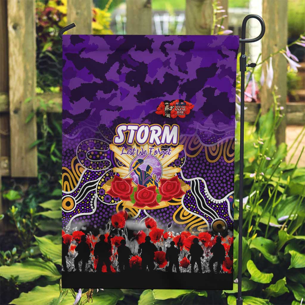 Storm ANZAC Day Garden Flag Australian Army - Lest We Forget