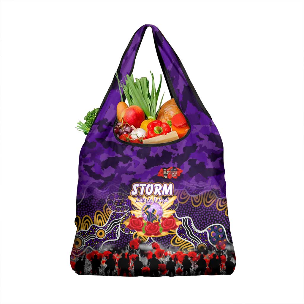 Storm ANZAC Day Grocery Bag Australian Army - Lest We Forget