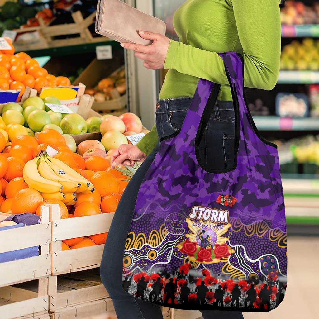 Storm ANZAC Day Grocery Bag Australian Army - Lest We Forget