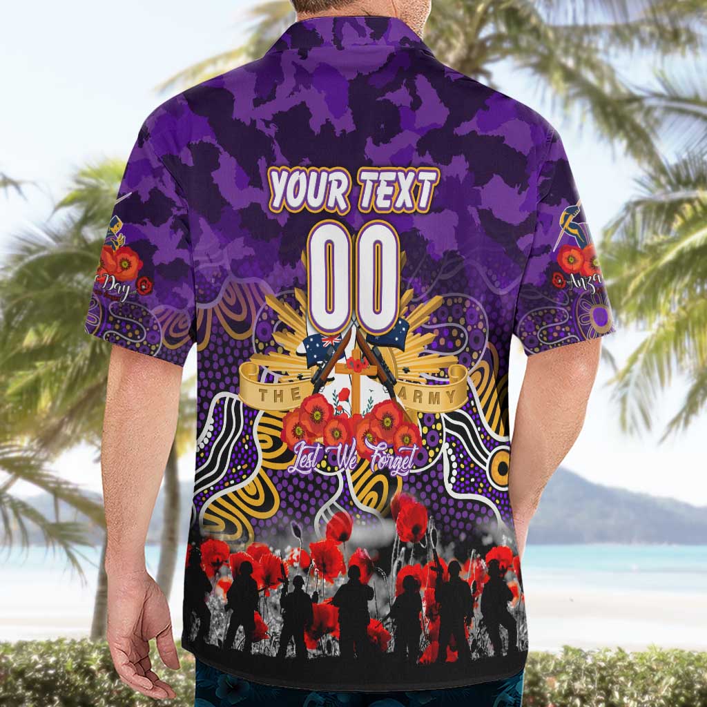 Personalized Storm ANZAC Day Hawaiian Shirt Australian Army - Lest We Forget
