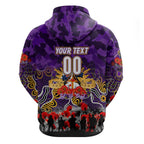 Personalized Storm ANZAC Day Hoodie Australian Army - Lest We Forget