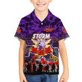 Personalized Storm ANZAC Day Kid Hawaiian Shirt Australian Army - Lest We Forget