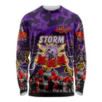 Personalized Storm ANZAC Day Long Sleeve Shirt Australian Army - Lest We Forget