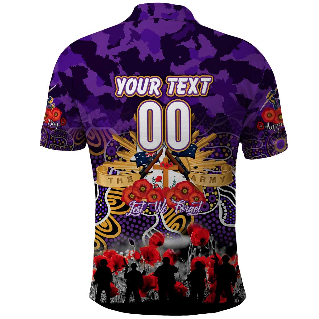 Personalized Storm ANZAC Day Polo Shirt Australian Army - Lest We Forget