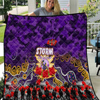 Storm ANZAC Day Quilt Australian Army - Lest We Forget
