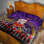 Storm ANZAC Day Quilt Australian Army - Lest We Forget