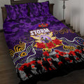 Storm ANZAC Day Quilt Bed Set Australian Army - Lest We Forget