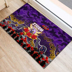 Storm ANZAC Day Rubber Doormat Australian Army - Lest We Forget