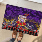 Storm ANZAC Day Rubber Doormat Australian Army - Lest We Forget