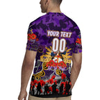 Personalized Storm ANZAC Day Rugby Jersey Australian Army - Lest We Forget