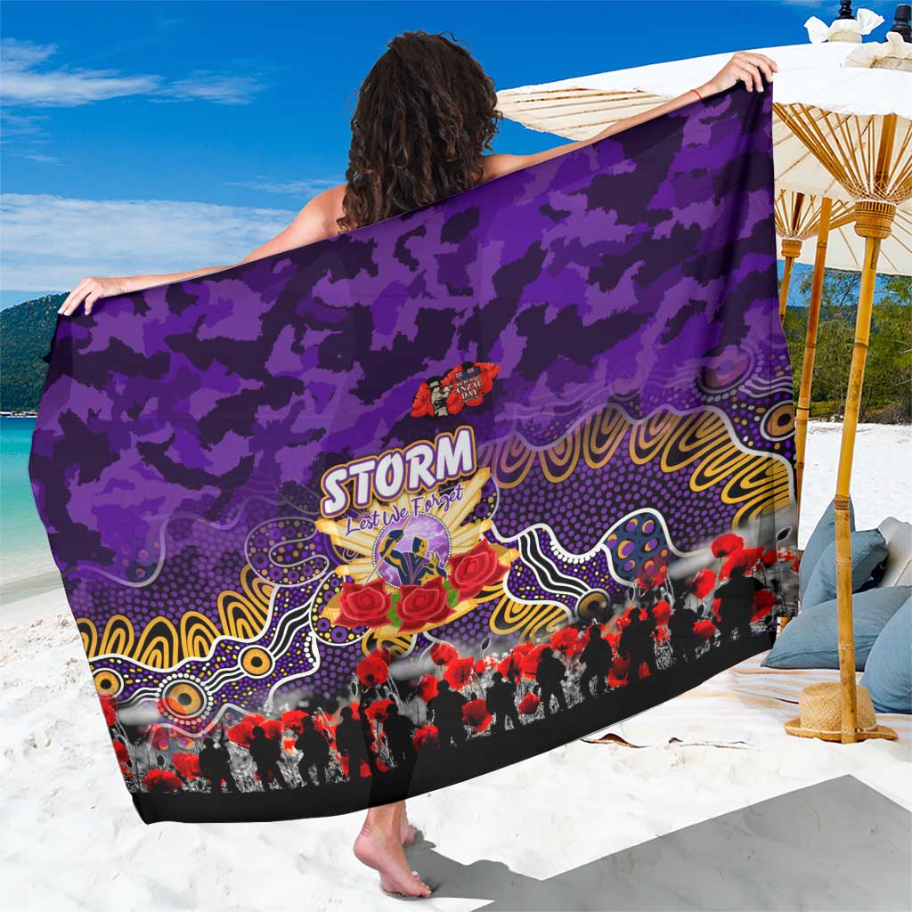 Storm ANZAC Day Sarong Australian Army - Lest We Forget