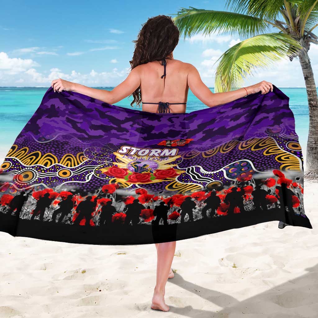 Storm ANZAC Day Sarong Australian Army - Lest We Forget