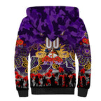 Personalized Storm ANZAC Day Sherpa Hoodie Australian Army - Lest We Forget