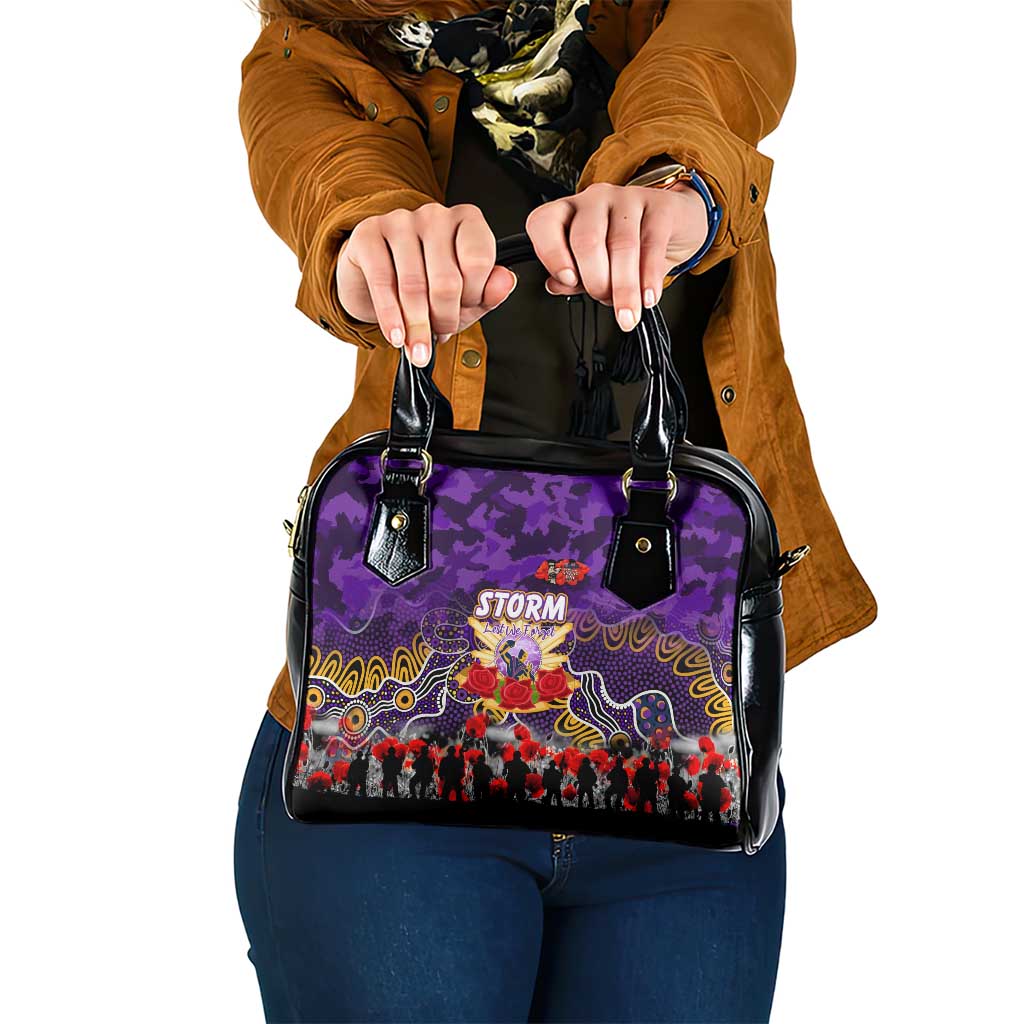Storm ANZAC Day Shoulder Handbag Australian Army - Lest We Forget