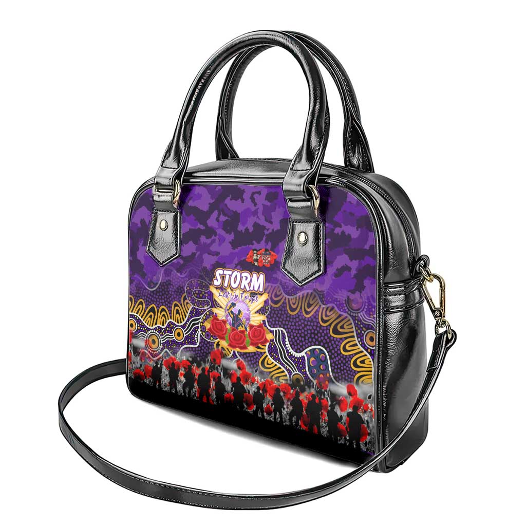 Storm ANZAC Day Shoulder Handbag Australian Army - Lest We Forget