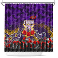 Storm ANZAC Day Shower Curtain Australian Army - Lest We Forget