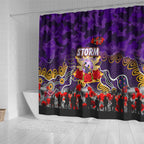 Storm ANZAC Day Shower Curtain Australian Army - Lest We Forget