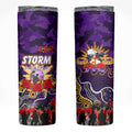 Personalized Storm ANZAC Day Skinny Tumbler Australian Army - Lest We Forget