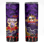 Personalized Storm ANZAC Day Skinny Tumbler Australian Army - Lest We Forget
