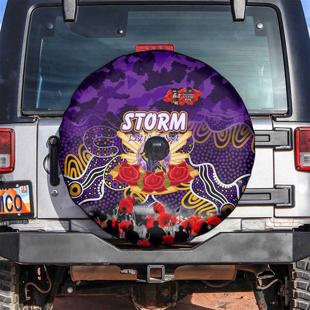 Storm ANZAC Day Spare Tire Cover Australian Army - Lest We Forget