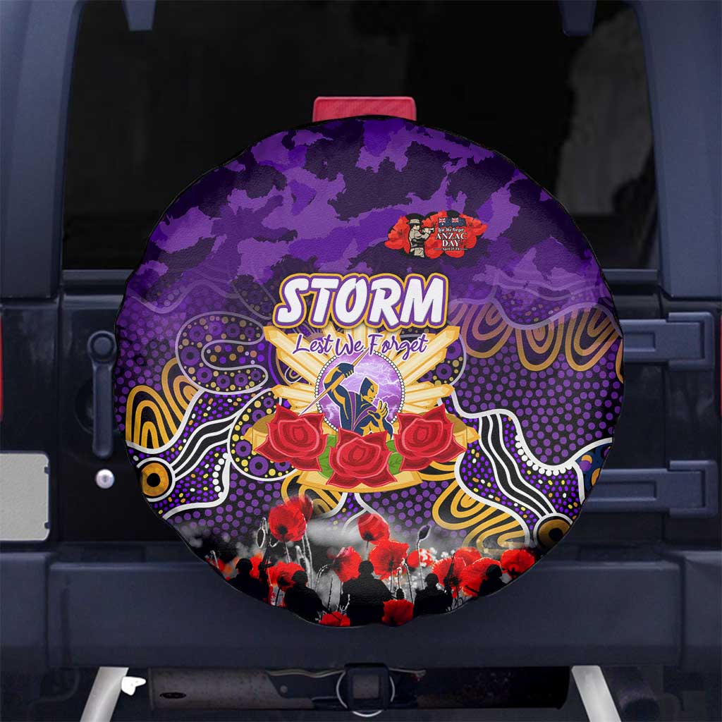 Storm ANZAC Day Spare Tire Cover Australian Army - Lest We Forget