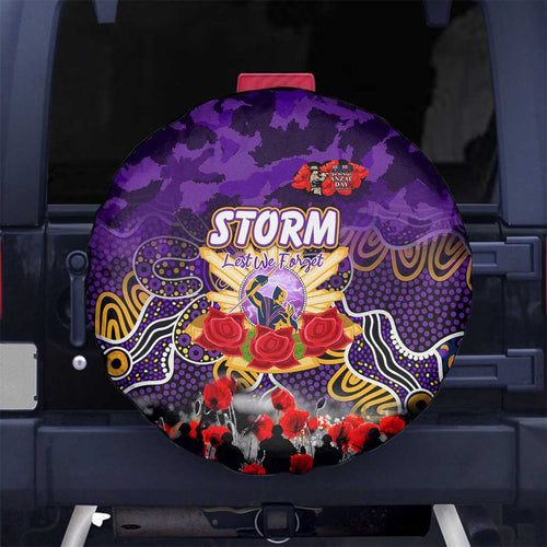 Storm ANZAC Day Spare Tire Cover Australian Army - Lest We Forget