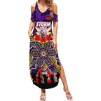 Personalized Storm ANZAC Day Summer Maxi Dress Australian Army - Lest We Forget