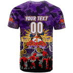 Personalized Storm ANZAC Day T Shirt Australian Army - Lest We Forget