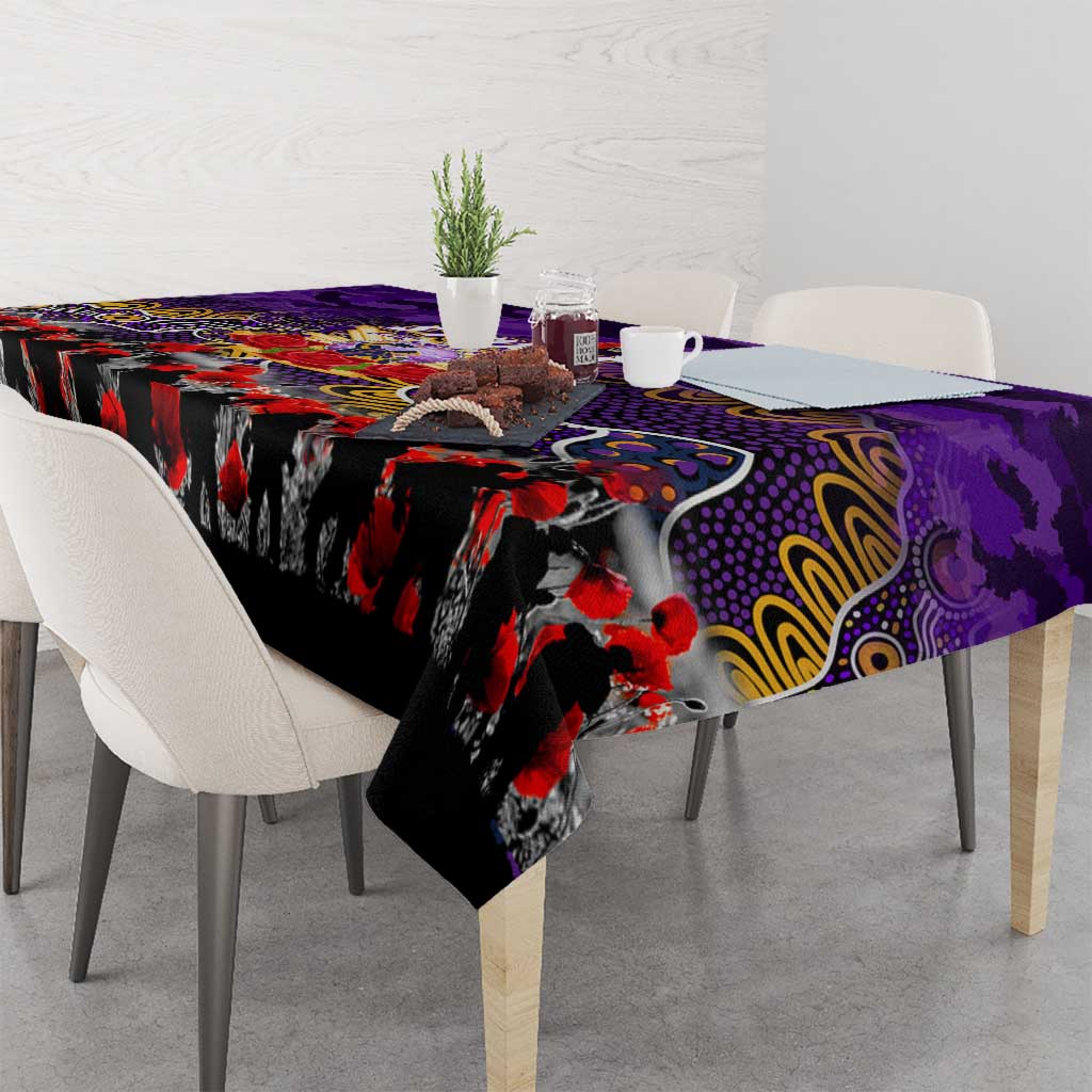 Storm ANZAC Day Tablecloth Australian Army - Lest We Forget