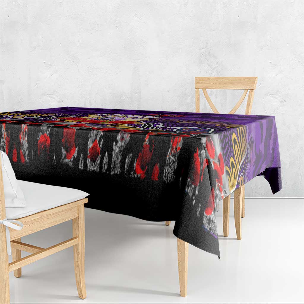 Storm ANZAC Day Tablecloth Australian Army - Lest We Forget