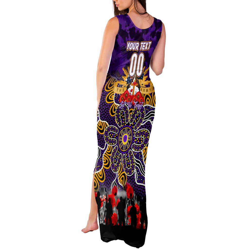 Personalized Storm ANZAC Day Tank Maxi Dress Australian Army - Lest We Forget