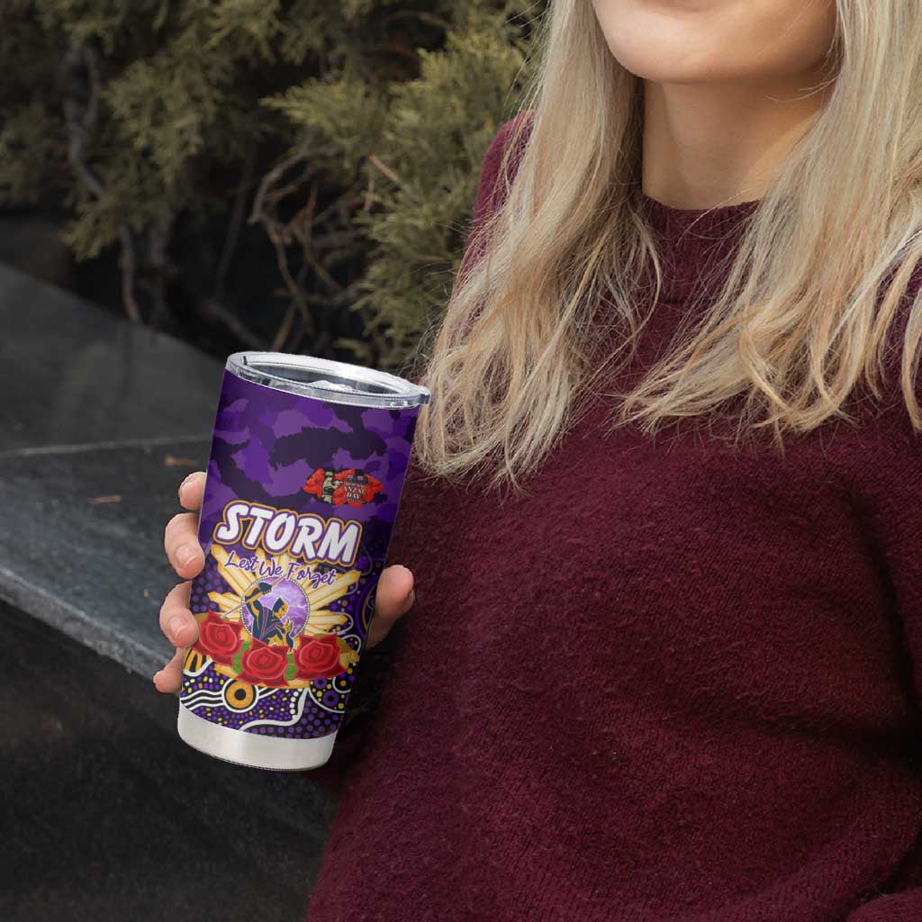 Personalized Storm ANZAC Day Tumbler Cup Australian Army - Lest We Forget