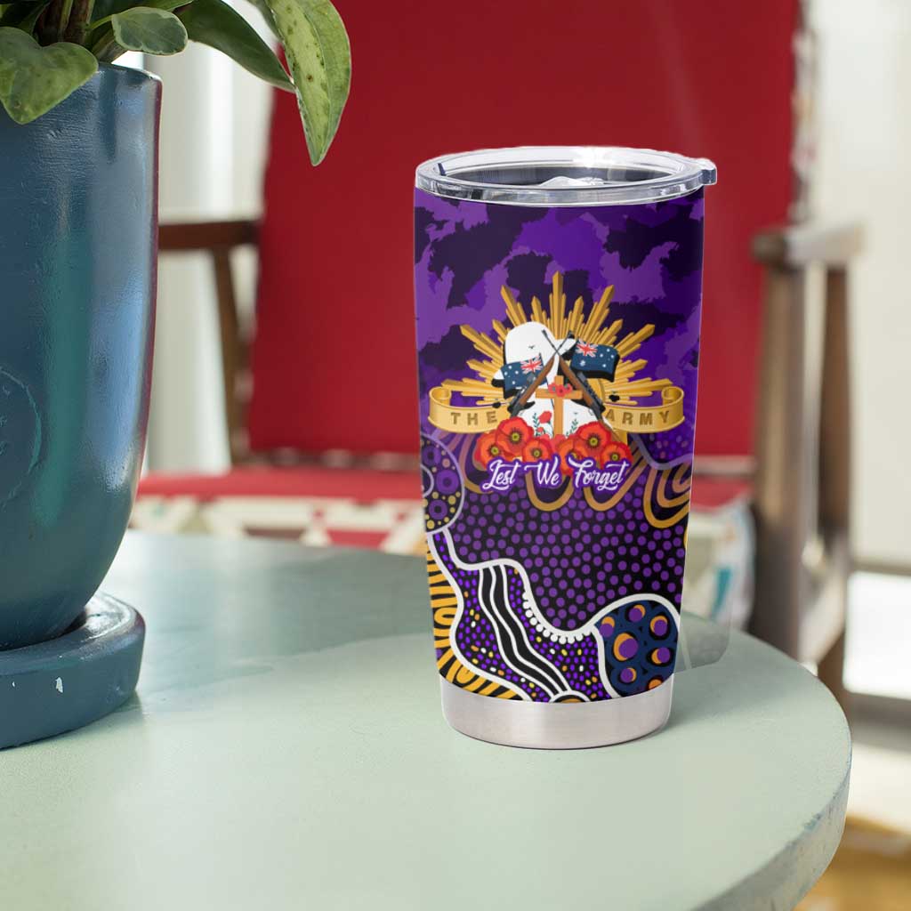 Personalized Storm ANZAC Day Tumbler Cup Australian Army - Lest We Forget